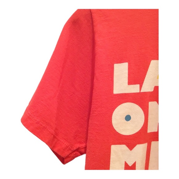 Nellie Taft Brand 100% Cotton T-shirt “Lady on a Mission” Size S Red Made in USA - Picture 7 of 7